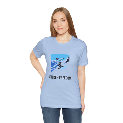 Frozen Freedom Unisex Snowboarding Tee - Adventure & Comfort for Snow Lovers