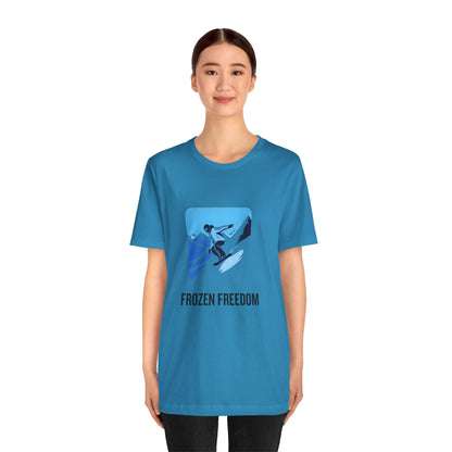 Frozen Freedom Unisex Snowboarding Tee - Adventure & Comfort for Snow Lovers