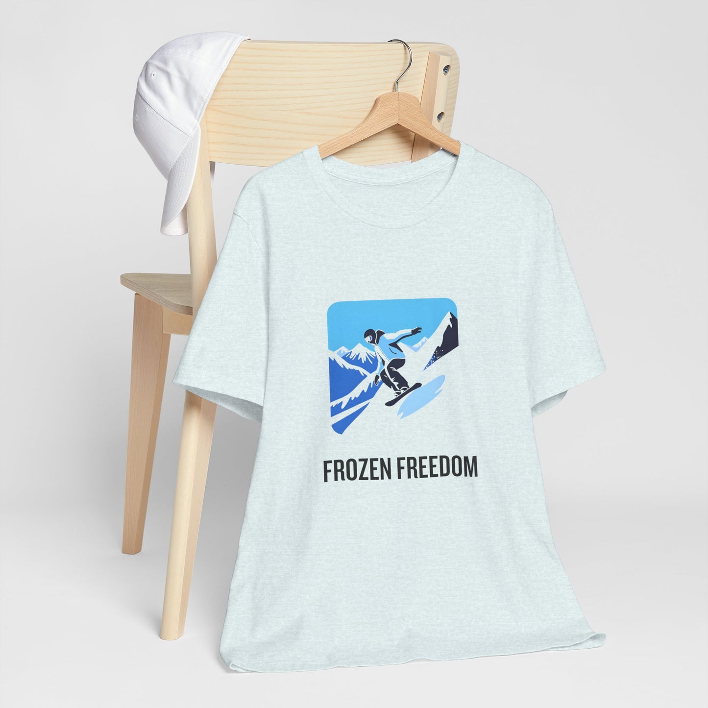 Frozen Freedom Unisex Snowboarding Tee - Adventure & Comfort for Snow Lovers