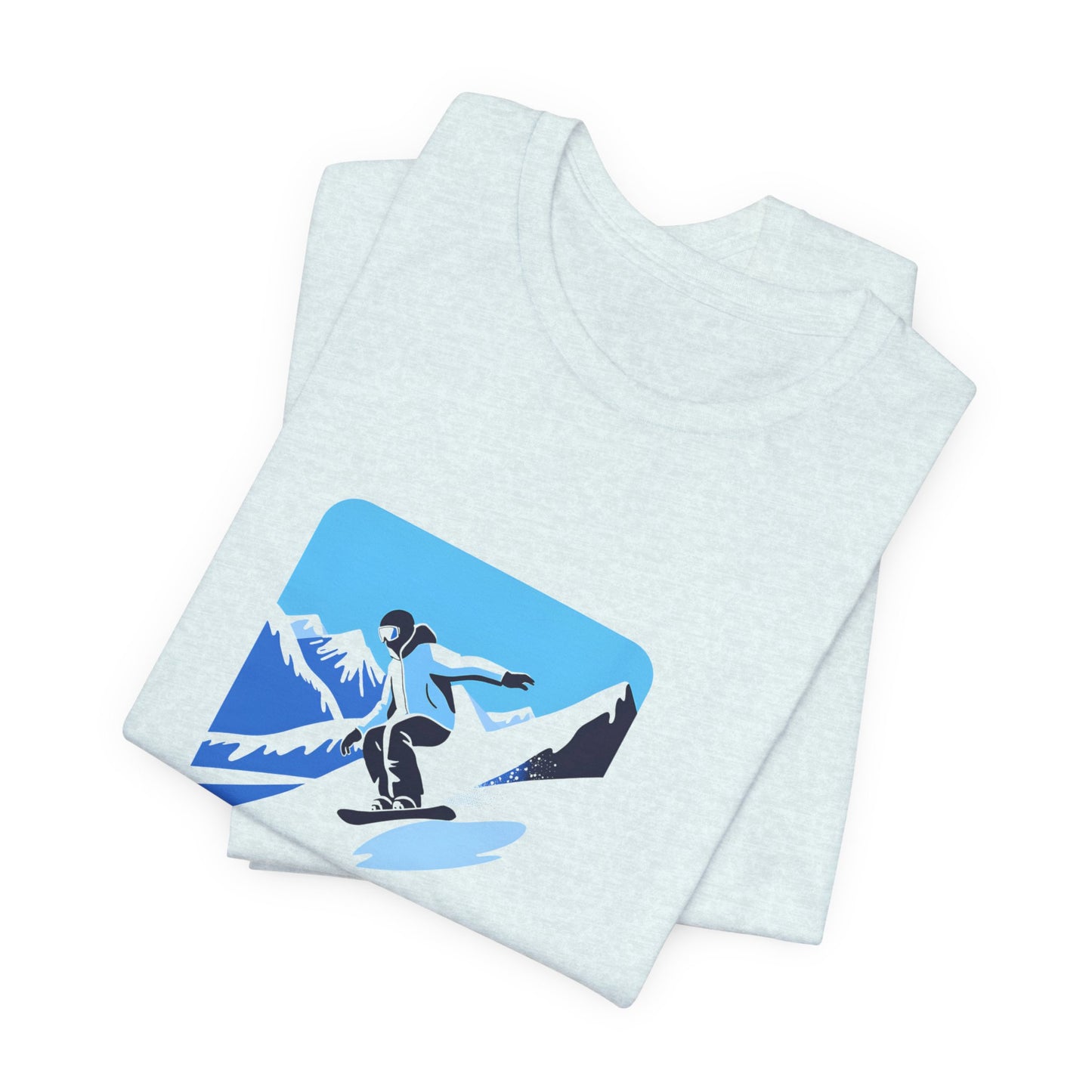 Frozen Freedom Unisex Snowboarding Tee - Adventure & Comfort for Snow Lovers