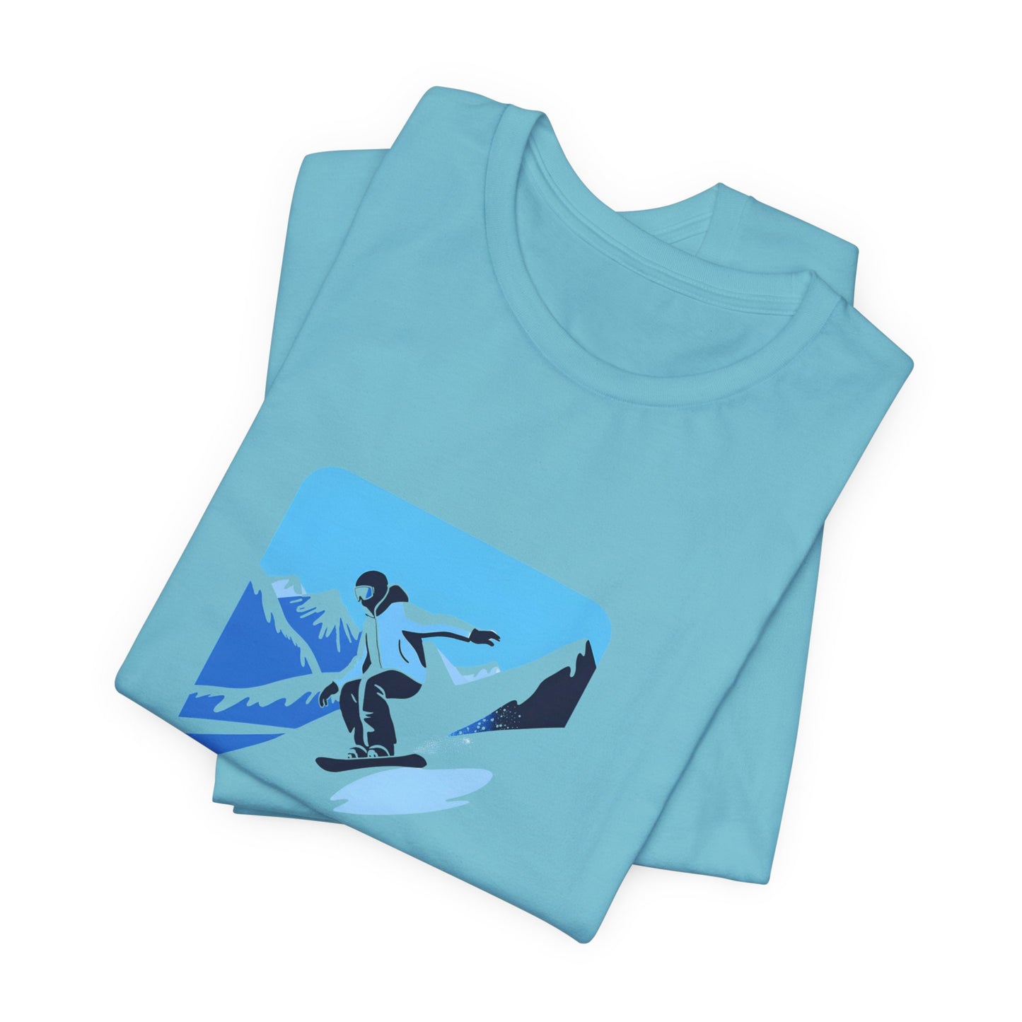 Frozen Freedom Unisex Snowboarding Tee - Adventure & Comfort for Snow Lovers