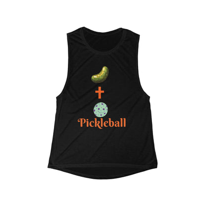 Pickleball Women's  Sleeveless Tank, Workout Tank, Funny Pickleball Apparel, Sporty Yoga Top,  Gift for Pickleball Players