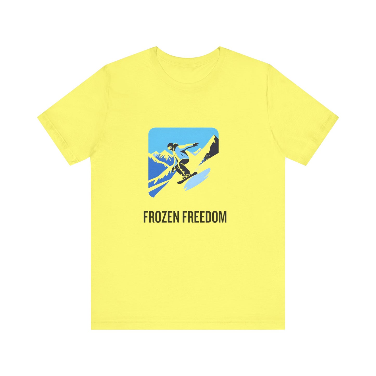 Frozen Freedom Unisex Snowboarding Tee - Adventure & Comfort for Snow Lovers