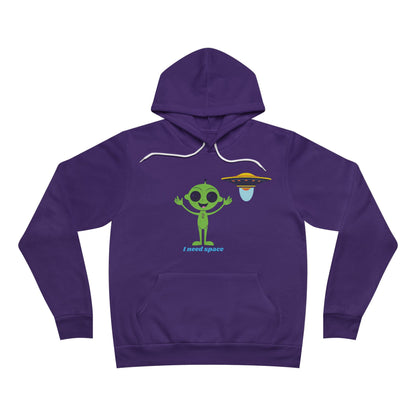 Alien Unisex Fleece Pullover Hoodie